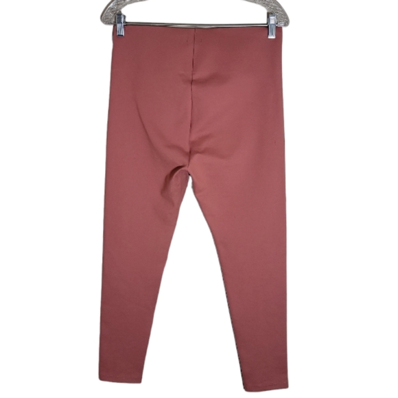 Loft high waisted sculpting orange leggings size medium petite - Picture 2 of 6